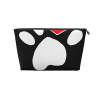 Perro Huella Pata Amor, Bolsa de artículos de tocador Bolsa de Maquillaje Bolsa de cosméticos Bolsa de artículos de tocador de Viaje portátil