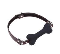 Perro hueso boca Gag Negro mascota hueso mordedura bola Gag Bondage silicona restricción esclavo SM juego para pareja amante