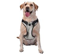 Perro Husky de Ojos Azules,Arnés para Mascotas, arnés Reflectante Ajustable para Perros,XL