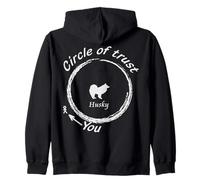 Perro Husky | Husky Circle of Trust Sudadera con Capucha