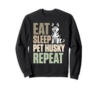 Perro Husky Siberiano Sudadera