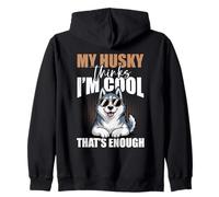 Perro Husky Siberiano Sudadera con Capucha