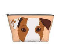 Perro Jack Russell Terrier, Bolsa de artículos de tocador Bolsa de Maquillaje Bolsa de cosméticos Bolsa de artículos de tocador de Viaje portátil