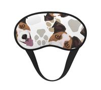 Perro Jack Russell Terrier y sus patas, Cubiertas oculares completas, antifaces para dormir que bloquean la luz, orejeras opacas para dormir