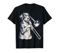Perro Jugando al trombón Camiseta