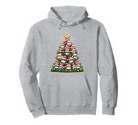 Perro Kawaii Árbol De Navidad Animales De Dibujos Anim Sudadera con Capucha