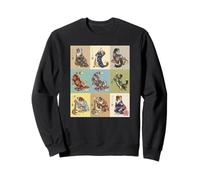 Perro Kimono de Pastor Australiano japonés Vintage Ukiyo-e Sudadera