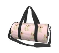 Perro Labrador Golden Retriever, Bolsa de Viaje de Gran Capacidad, Bolso Redondo, Bolsa de Viaje Deportiva, Bolsa de Mano, Bolsa de Fitness
