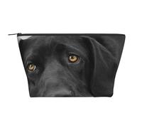 Perro Labrador Labrador Negro Cachorro Perro Lindo, Bolsa de artículos de tocador Bolsa de Maquillaje Bolsa de cosméticos Bolsa de artículos de tocador de Viaje portátil