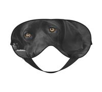 Perro Labrador Labrador Negro Cachorro Perro Lindo, Cubreojos completos Antifaz bloqueador de luz Antifaz para dormir Antifaz suave con los ojos vendados Noche