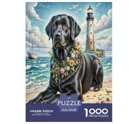 Perro Labrador Retriever 1000 Piezas Animal Puzzles para Adultos Juego De Rompecabezas Decoración Educational Game Cumpleaños Relajación Y Sabiduría 70x50cm/1000pcs