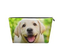 Perro Labrador Retriever Cachorro, Bolsa de artículos de tocador Bolsa de Maquillaje Bolsa de cosméticos Bolsa de artículos de tocador de Viaje portátil