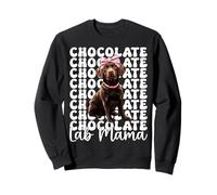 Perro Labrador Retriever Chocolate Lab Mama Mom Sudadera