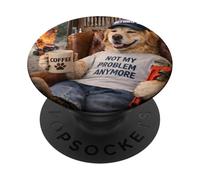 Perro Labrador Retriever Jubilado 2026, ya no es mi Problema PopSockets PopGrip Adhesivo