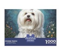 Perro Lindo Adultos 1000 Tabletas, Rompecabezas Familiar Único Panorámico, Regalos Navideños para Niñas/niños, A Partir De 14 Años 38x26cm/1000pcs