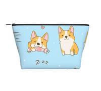 Perro Lindo Corgi Kawaii, Bolsa de artículos de tocador Bolsa de Maquillaje Bolsa de cosméticos Bolsa de artículos de tocador de Viaje portátil