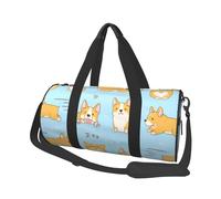 Perro Lindo Corgi Kawaii, Bolsa de Viaje de Gran Capacidad, Bolso Redondo, Bolsa de Viaje Deportiva, Bolsa de Mano, Bolsa de Fitness