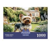 Perro lindo Puzzle 1000 Pièces Pour Adultes Et Enfants À Partir De 12 Ans Jeu De Patience Et De Réflexion cachorro Divertissement Créatif Cadeau Classiques - Activité Familiale Parfaite 70x50cm/1000pc