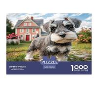 Perro Lindo Puzzle 1000 Pièces Pour Adultes Et Enfants Dès 14 ANS Jeu De Patience Et De Réflexion Divertissement Créatif Cadeau Classiques Décoration De La Maison 70x50cm/1000pcs