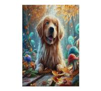 Perro Lindo Puzzle 300 Piezas Aliviar Estrés 3D Mascota Compañía Animaleses Rompecabezas Familiar para Hombres Y Mujeres Obra De Arte Decorativo Hogar 300 PCS