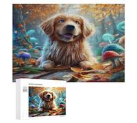 Perro Lindo Puzzle 300 Piezas Familiar Toda La Familia Mascota Compañía Animal Rompecabezas 3D Colorido para Hombres Y Mujeres Aliviar Estrés DIY Creativo Decoración Hogar 300 PCS