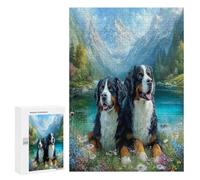 Perro Lindo Puzzle 300 Piezas Portátil 3D Familiar Mascota Compañía Animal Estera Rompecabezas para Adultos Y Niñas A 14 Años DIY Creativo Aliviar Estrés Decoración Hogar 300 PCS