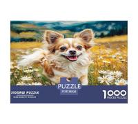 Perro Lindo Puzzle De 1000 Pièces Pour Adultes Et Enfants À Partir De 12 ANS Jeux De Défi Jouets Éducatifs Cachorro Divertissement Créatif Cadeau Classiques Décoration De La Maison 38x26cm/1000pcs