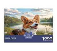 Perro Lindo Puzzle De 1000 Pièces Pour Adultes Et Enfants Dès 14 ANS Jeu Cadeau Unique Divertissement Créatif Cadeau Classiques Décoration De La Maison 38x26cm/1000pcs