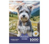 Perro Lindo Puzzle Elegante Destinado A Actividades Relajantes Familiares, Pone El Foco En Mascotas Ofreciendo Un Desafío Ordenado Sin Distracciones Digitales 38x26cm/1000pcs