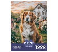 Perro Lindo Puzzle Elegante para Actividades Relajantes En Familia, Pone El Foco En Mascotas Ofreciendo Un Desafío Equilibrado Sin Distracciones Digitales 52x38cm/1000pcs