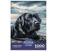 Perro Lindo Puzzle Elegante para Actividades Relajantes En Familia, Pone En Primer Plano Mascotas Ofreciendo Un Reto Equilibrado Sin Distracciones Digitales 38x26cm/1000pcs