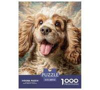 Perro Lindo Puzzle Elegante para Actividades Relajantes Familiares, Pone El Foco En Mascotas Ofreciendo Un Desafío Equilibrado Sin Distracciones Digitales 52x38cm/1000pcs
