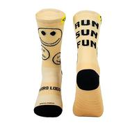 PERRO LOCO CLOTHES RUN SUN FUN Calcetines Running Ultrafinos para Correr en Verano (RUNSUNFUN 43 45 Naranja)