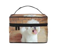 Perro Maltés, Bolsa de Maquillaje Bolsa de cosméticos Bolsa de Aseo de Viaje portátil Estuche para lápices