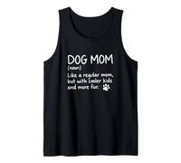 Perro Mamá Diccionario Definición Amante de Mascotas Dueño Canino Camiseta sin Mangas
