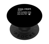 Perro Mamá Diccionario Definición Amante de Mascotas Dueño Canino PopSockets PopGrip Adhesivo