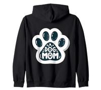 Perro, mamá, lindo día de la madre, corazón, mamá, mamá, dueña de mascotas Sudadera con Capucha