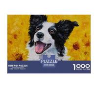 Perro Mascota 1000 Piezas Rompecabezas Clásico Actividades Familiares Mascota Jigsaw Desafíos Difíciles para Adultos 38x26cm/1000pcs