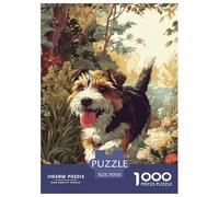 Perro Mascota 1000 Piezas Rompecabezas Divertidos DecoracióN Familiar Jigsaw Desafíos Difíciles para Familiares Y Amigos 70x50cm/1000pcs