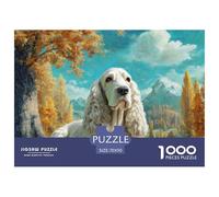 Perro Mascota Adultos 1000 Challenge, Rompecabezas Desafiante Creativo Panorámico, Regalos Navideños para Niñas/niños, A Partir De 14 Años 70x50cm/1000pcs