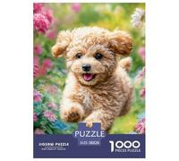 Perro Mascota Bonito Rompecabezas Desafíos Divertidos Decoración del Hogar 1000 Piezas Animal Encantador Rompecabezas Imposible Juguetes Desafiantes para Adultos 38x26cm/1000pcs