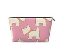 Perro Mascota de Dibujos Animados Terrier escocés, Bolsa de artículos de tocador Bolsa de Maquillaje Bolsa de cosméticos Bolsa de artículos de tocador de Viaje portátil