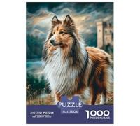 Perro Mascota Puzzle 1000 Piezas Materiales Reciclables De Primera Calidad Juego De Habilidad para Adultos Y Niños Mayores 38x26cm/1000pcs