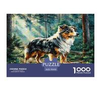 perro mascota Puzzle De 1000 Pièces Pour Adultes Et Enfants À Partir De 12 Ans Jeu De Patience Et De Réflexion cachorro Divertissement Créatif Cadeau Classiques - Activité Familiale Parfaite 70x50cm/1