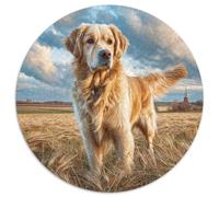 Perro Mascota Rompecabezas De Redondo 1000 Piezas Adultos para Niños Circular Puzzle Niños para Aliviar El Estrés Kinder Können Es Nicht Machen Hombres Niñas 1000pcs (67.5x67.5cm)