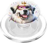 Perro Mastín del Pirineo de Mardi Gras PopSockets PopGrip para MagSafe