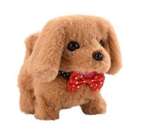 Perro Mecánico Automático - Suave Animal De Peluche, Compañero De Movimiento Inteligente, Cachorro Con Acción Activada Por Sensor | Socio De Juego Interactivo Para La Juventud Casa Jardín Espacio