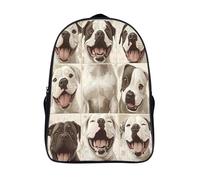 perro mochila 3d impresos 2 compartimento con arnés ajustables animal informal grande mochila informal moda mochilas impresos-16,para adolescentes adultos safari de senderismo