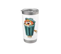Perro Papelera Vaso térmico de acero inoxidable de doble pared