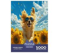 Perro Papillon Puzzles Imposible,desafío para Adultos Entretenimiento Creativo 1000 Piezas Obra De Arte De Juego De para Adultos Y Niños Mayores De 12 Años 70x50cm/1000pcs